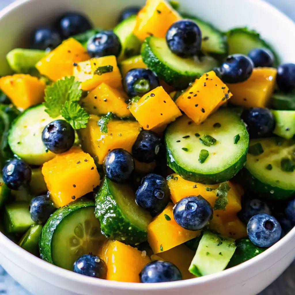 mango cucumber salad