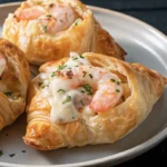 shrimp and crab stuffed crescent bombs baked golden