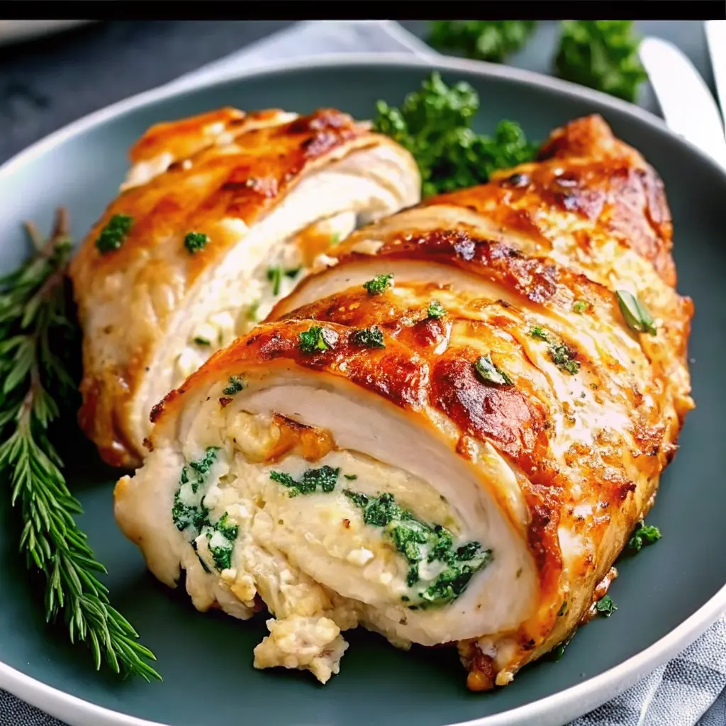 Wrapped Cream Cheese Stuffed Chicken