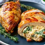 Wrapped Cream Cheese Stuffed Chicken