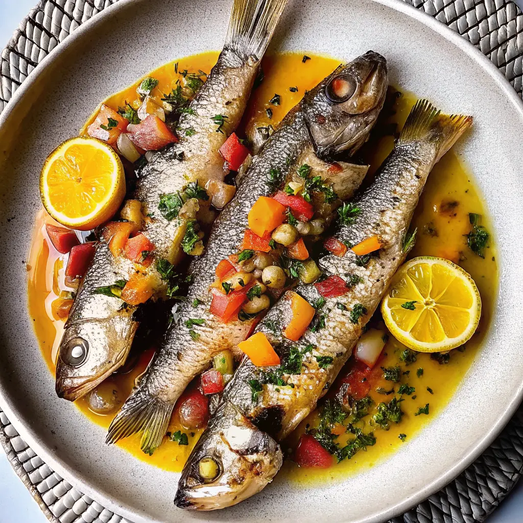 Zesty Branzino with Citrus Olive Salsa
