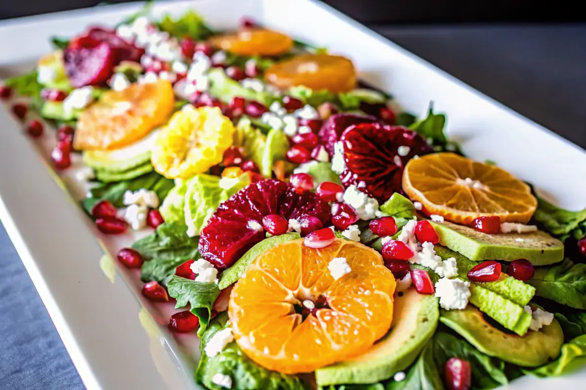 Citrus Salad with Pomegranate, Avocado, and Feta
