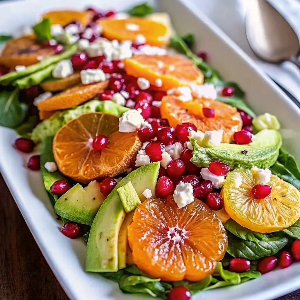 Citrus Salad with Pomegranate, Avocado, and Feta
