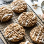 coffee cake cookies with cinnamon streusel topping