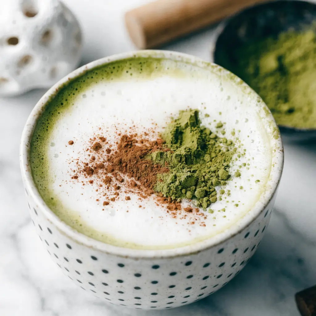 Creamy White Chocolate Matcha Latte