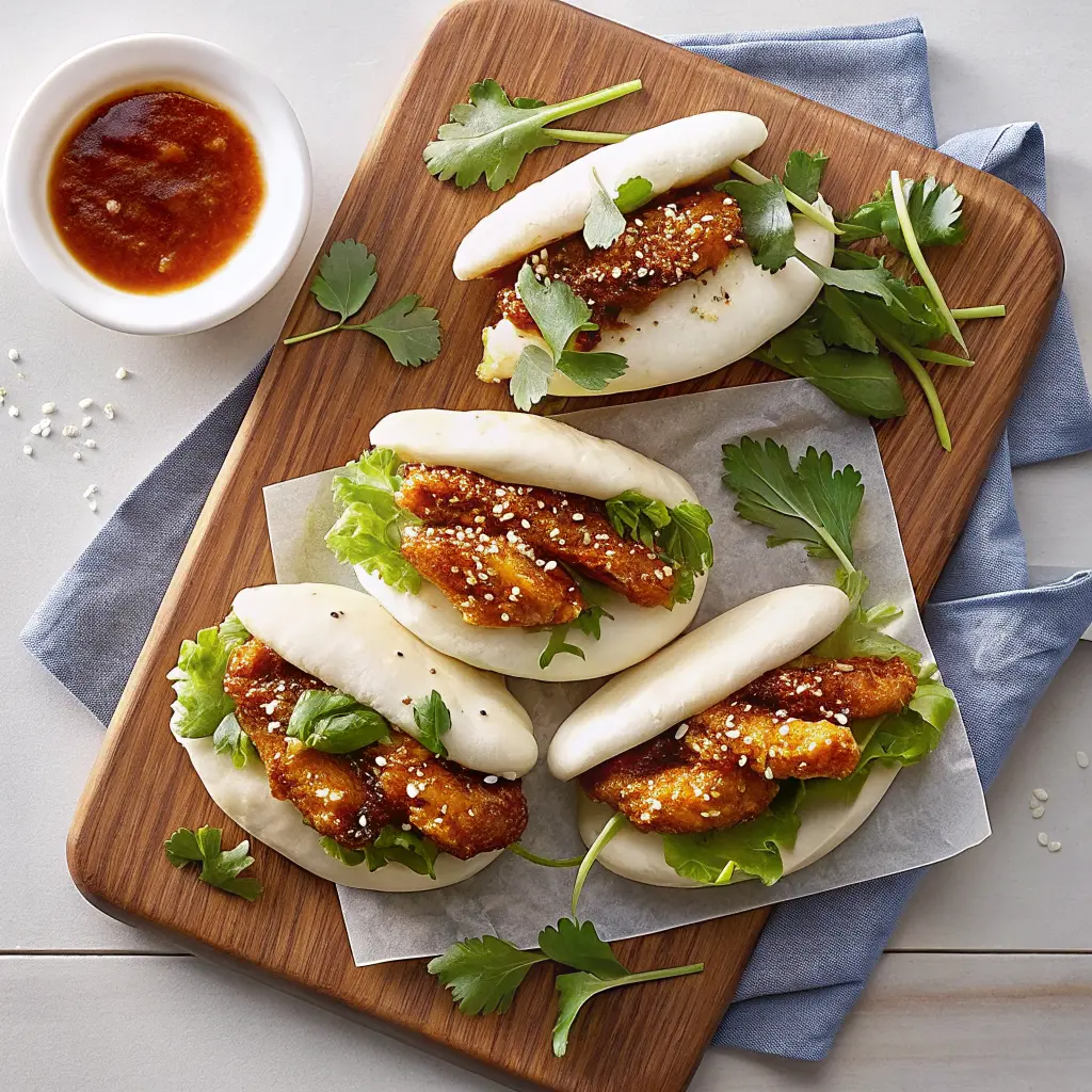 Quick Sticky Chicken Bao