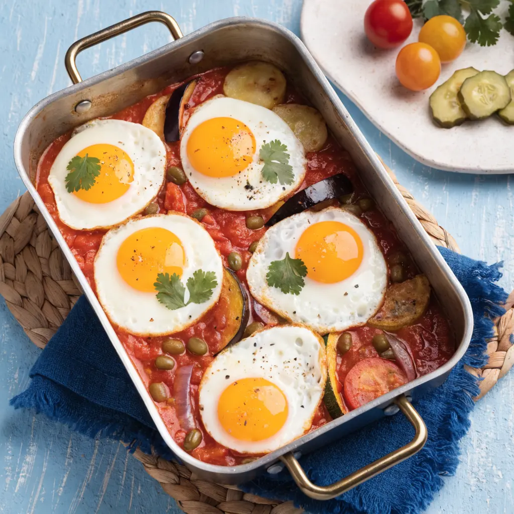 Shakshuka Traybake recipe