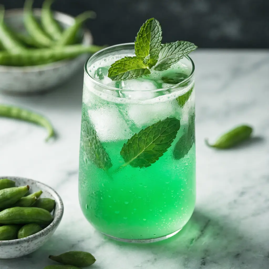 Sugar Snap Pea Mojito Mocktail