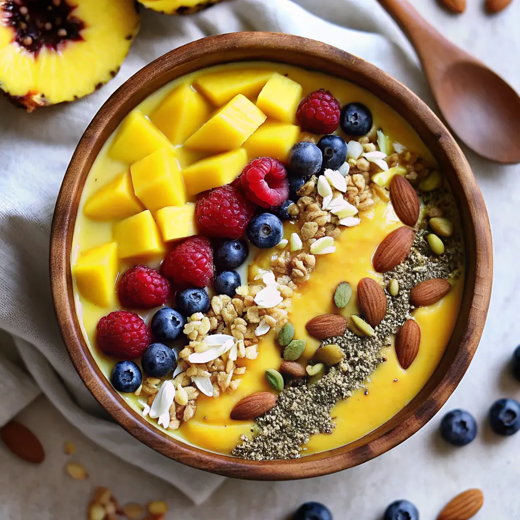 Tropical Mango Smoothie Bowl