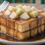 Apple Cinnamon French Toast Casserole baked with apples and cinnamon streusel topping