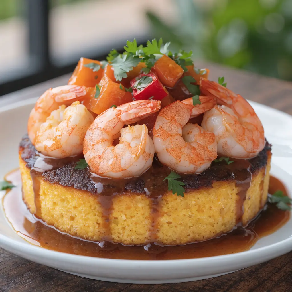 Garlic Shrimp Mofongo recipe