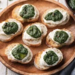 Green Goddess Pesto & Goat Cheese Bites