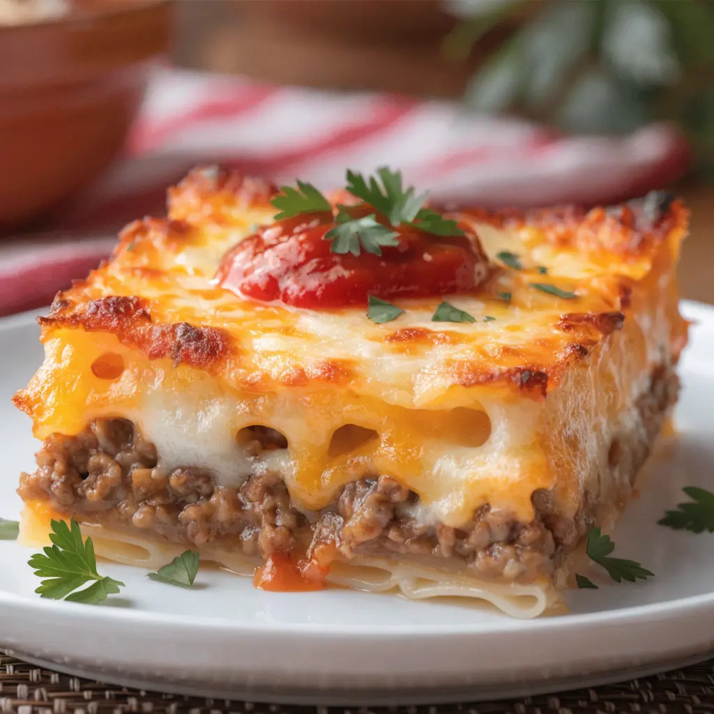 Sausage Egg and Cream Cheese Hashbrown Casserole