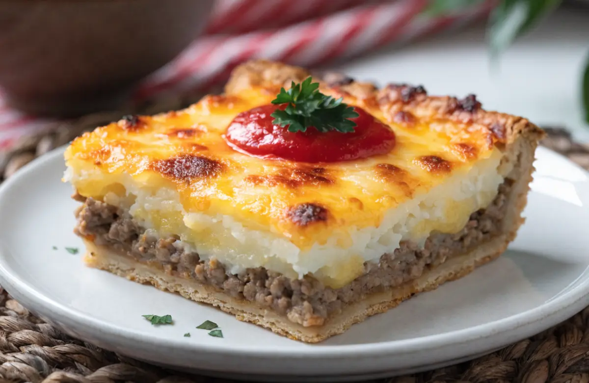 Sausage Egg and Cream Cheese Hashbrown Casserole