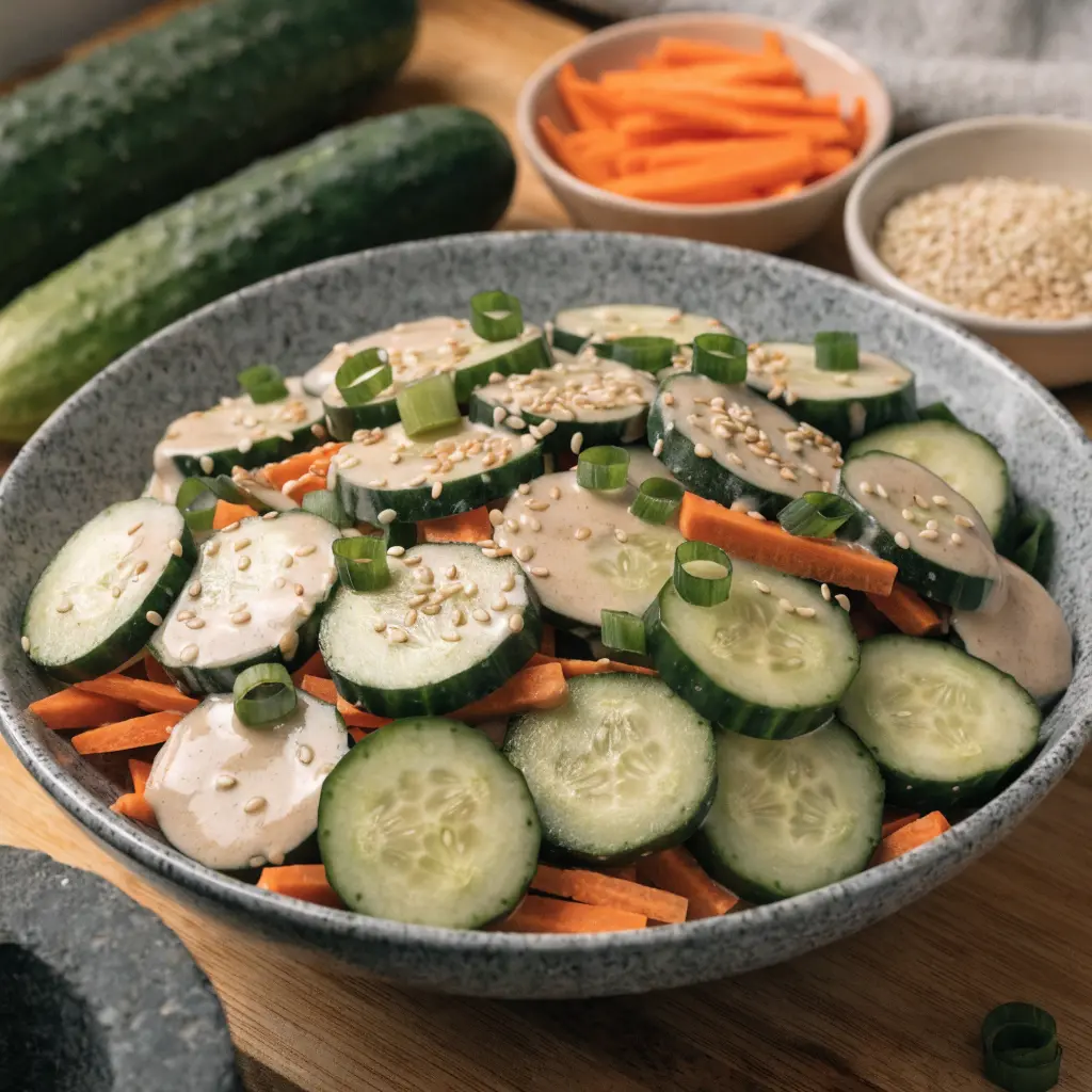 Creamy Sushi Cucumber Salad
