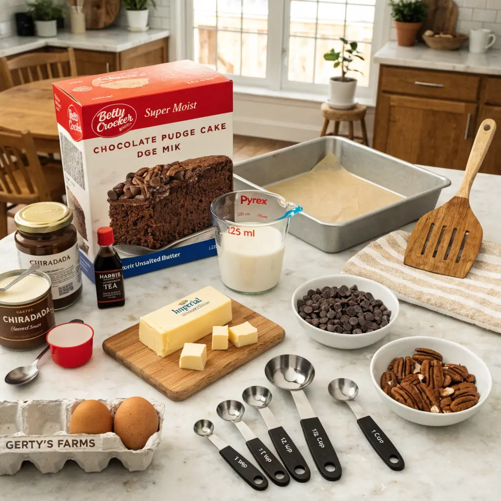 Turtle Pecan Dump Cake