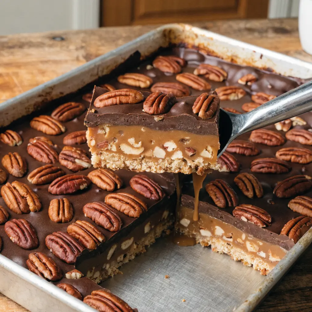 Turtle Pecan Dump Cake