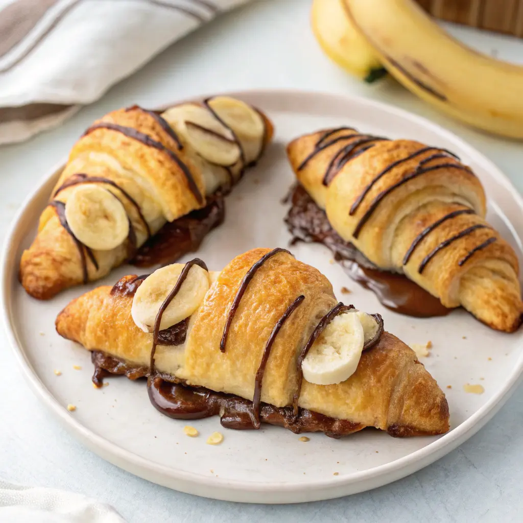 Chocolate Banana Crescents Recipe