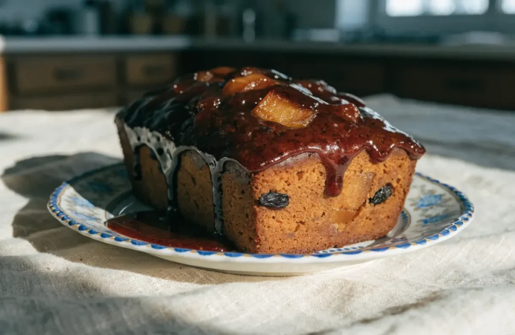 Sticky Treacle Apple Loaf Cake recipe