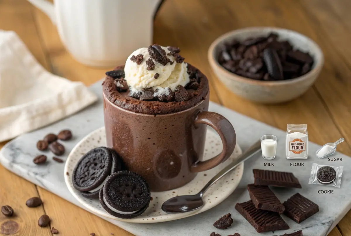 The 4-Ingredient Oreo Mug Cake