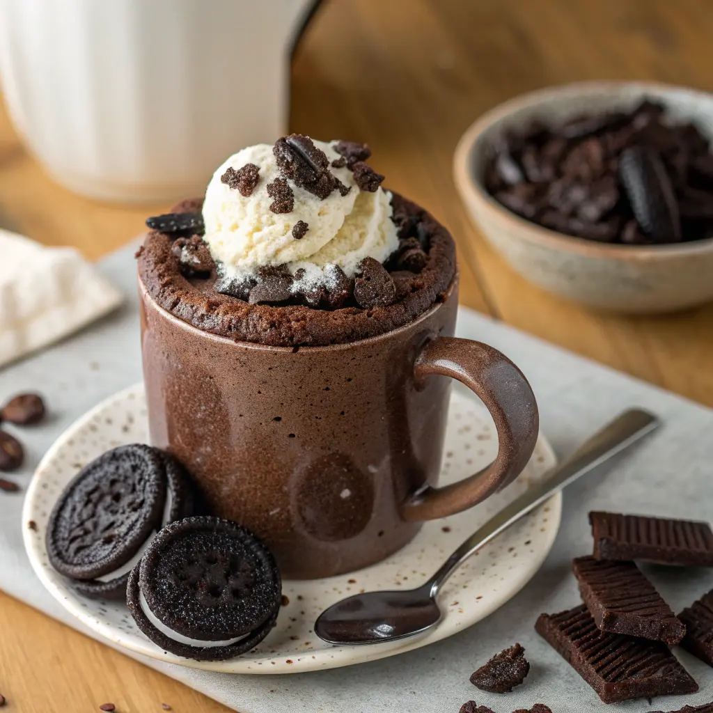 the 4-Ingredient Oreo Mug Cake