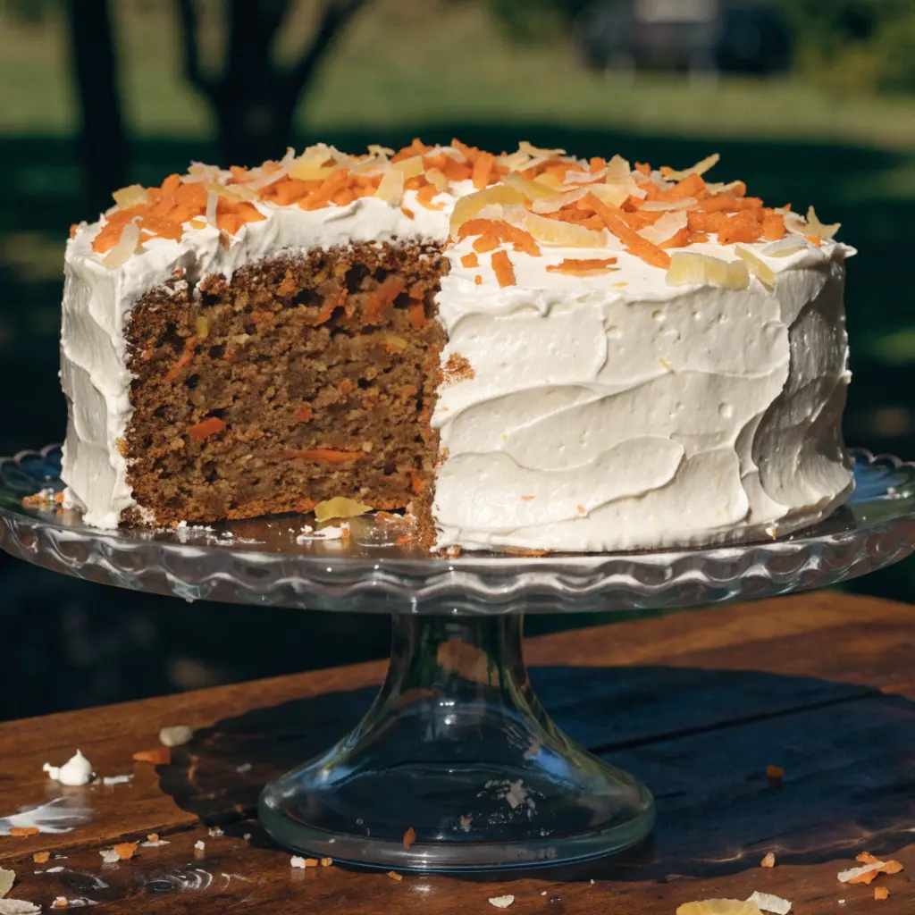 Carrot Coconut Citrus Cake recipe