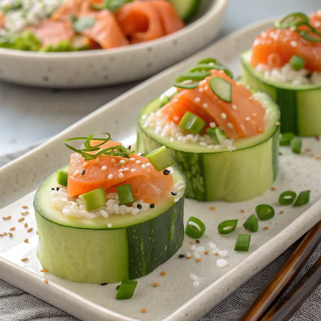 Cucumber Sushi Rolls Recipe