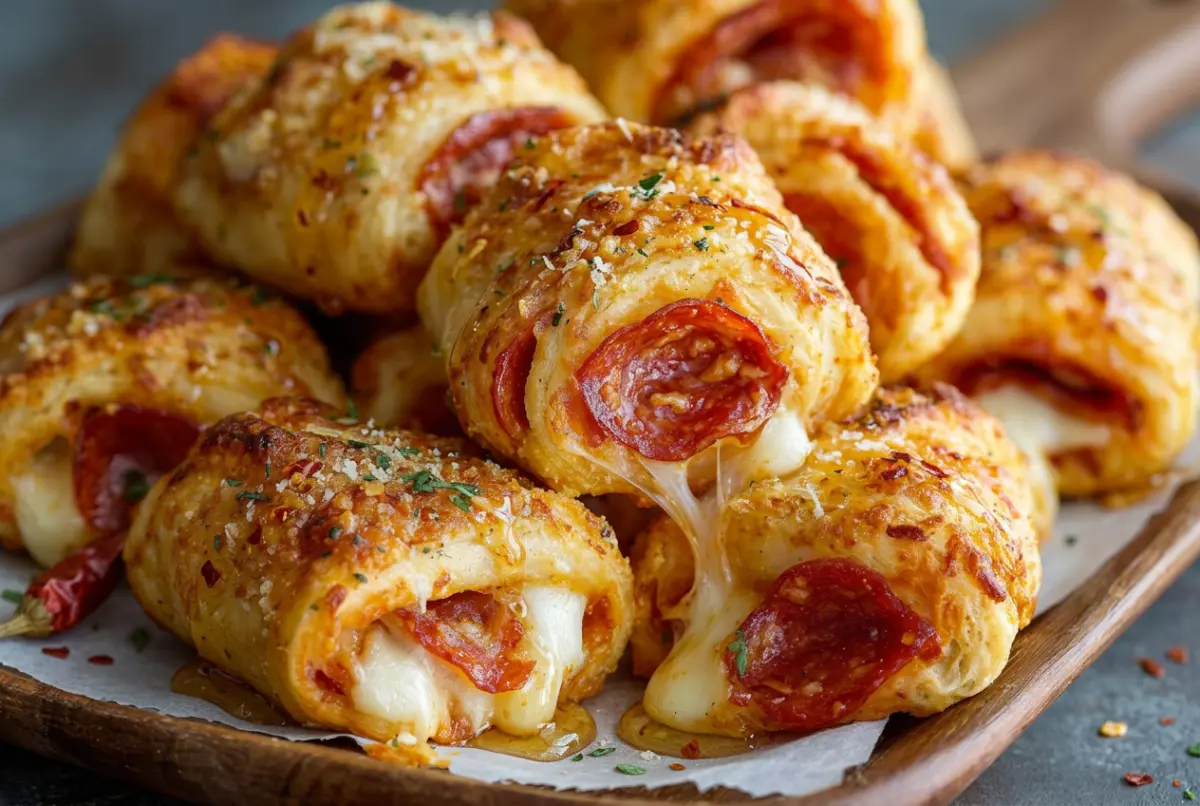 Hot Honey Pepperoni Pizza Rolls Recipe