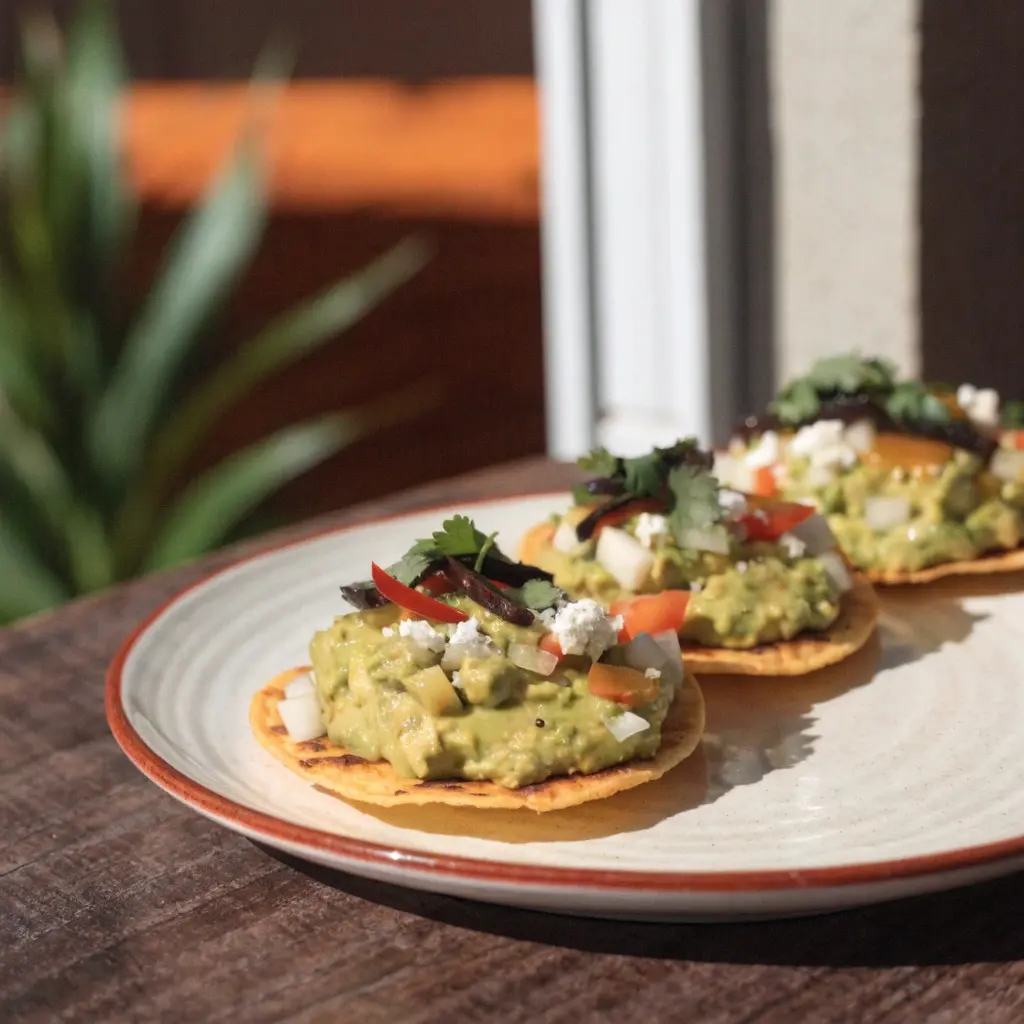 Smashed Avocado Tostadas recipe