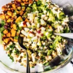 Autumn Glow Salad with Lemon Dressing