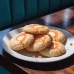 Creamsicle Orange Cookies with orange zest and white chocolate