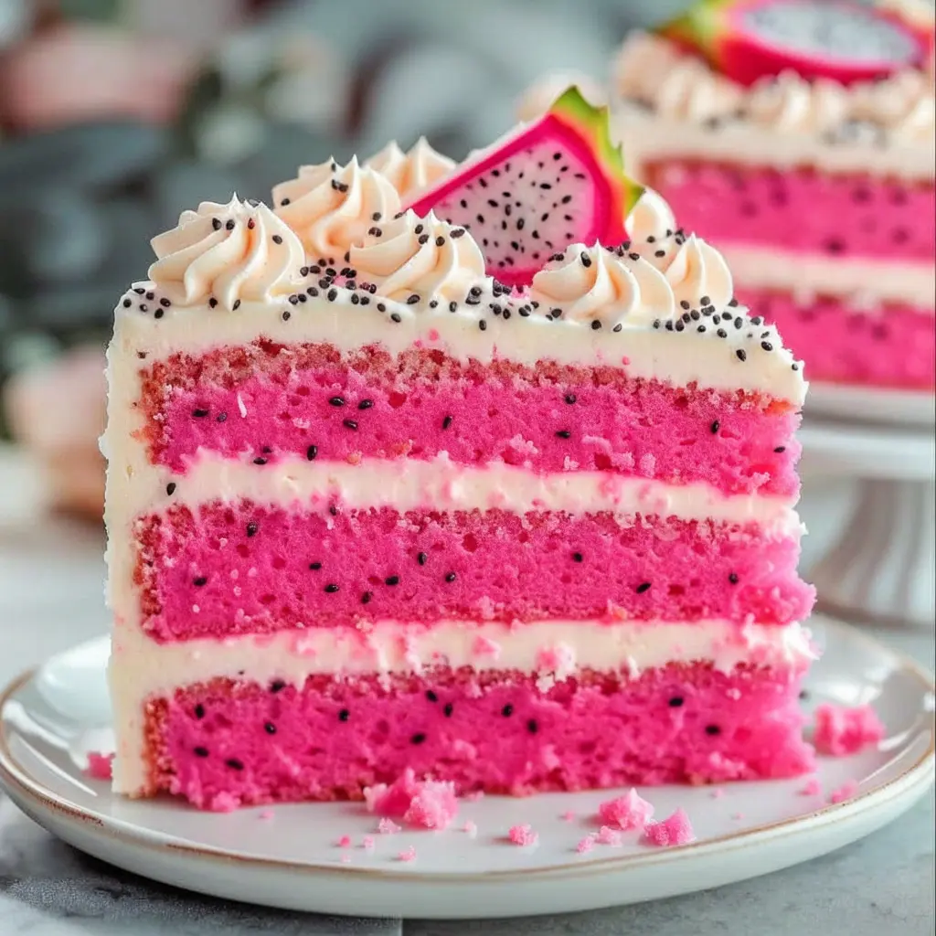 Dragon Fruit Layer Cake recipe