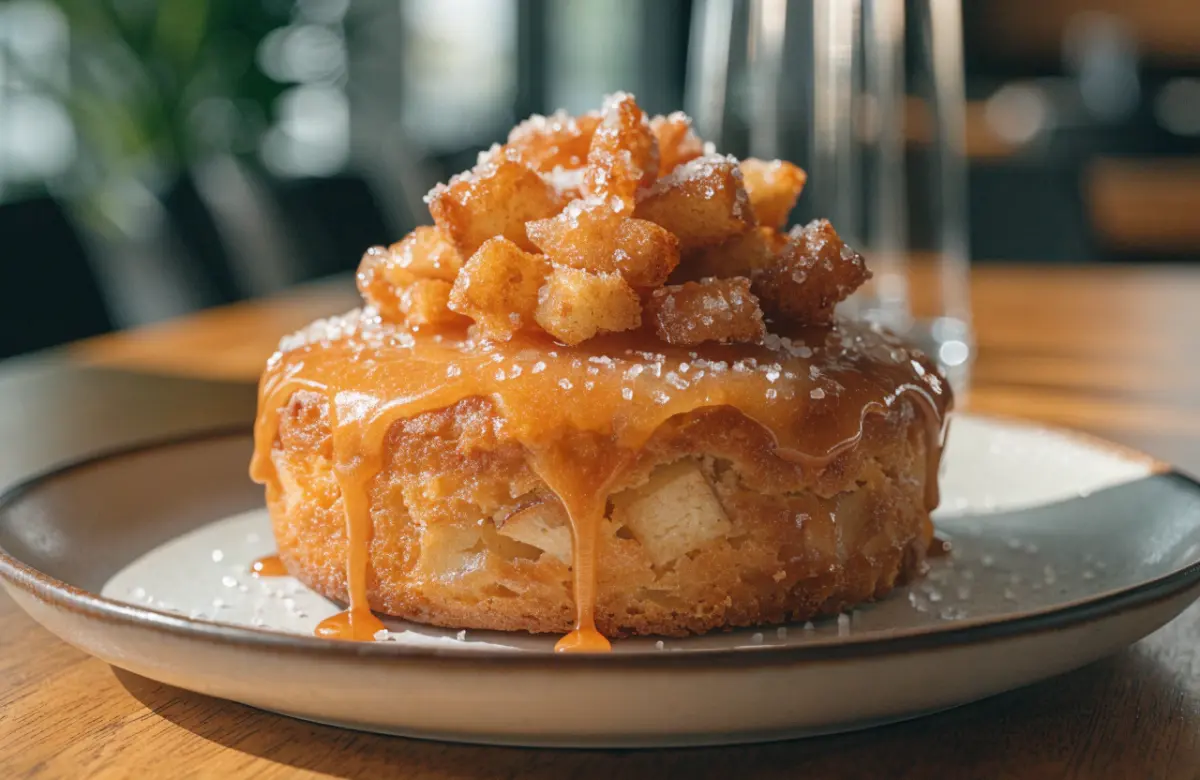 Glazed Honeycrisp Apple Fritter Cake