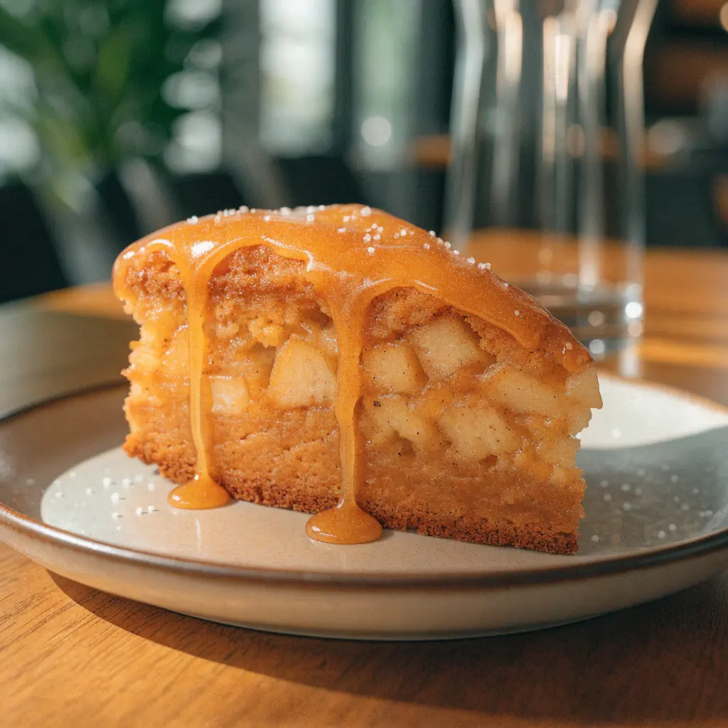 Glazed Honeycrisp Apple Fritter Cake
