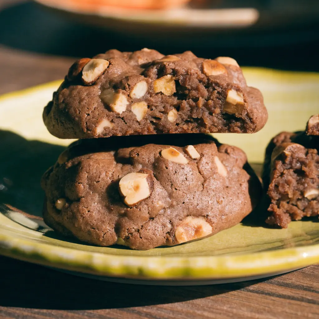 Amazing Chocolate Hazelnut Crunch Cookies