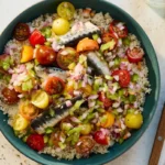Grain Bowl With Sardines and Sauce Moyo