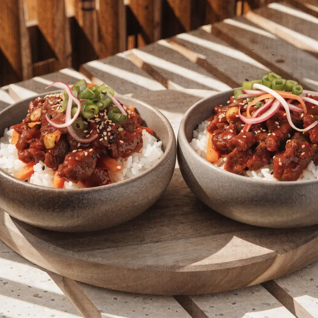 Korean Gochujang Beef Bowls recipe
