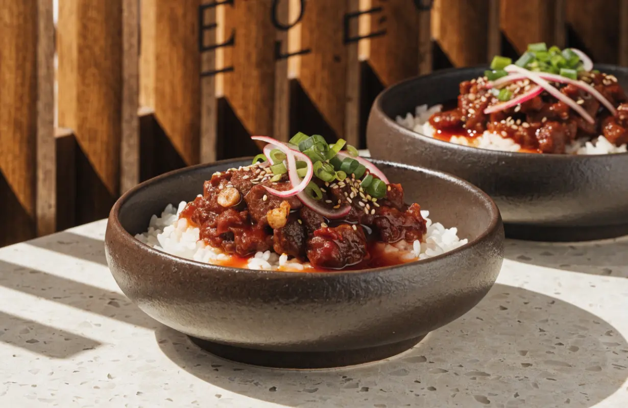 Korean Gochujang Beef Bowls Recipe