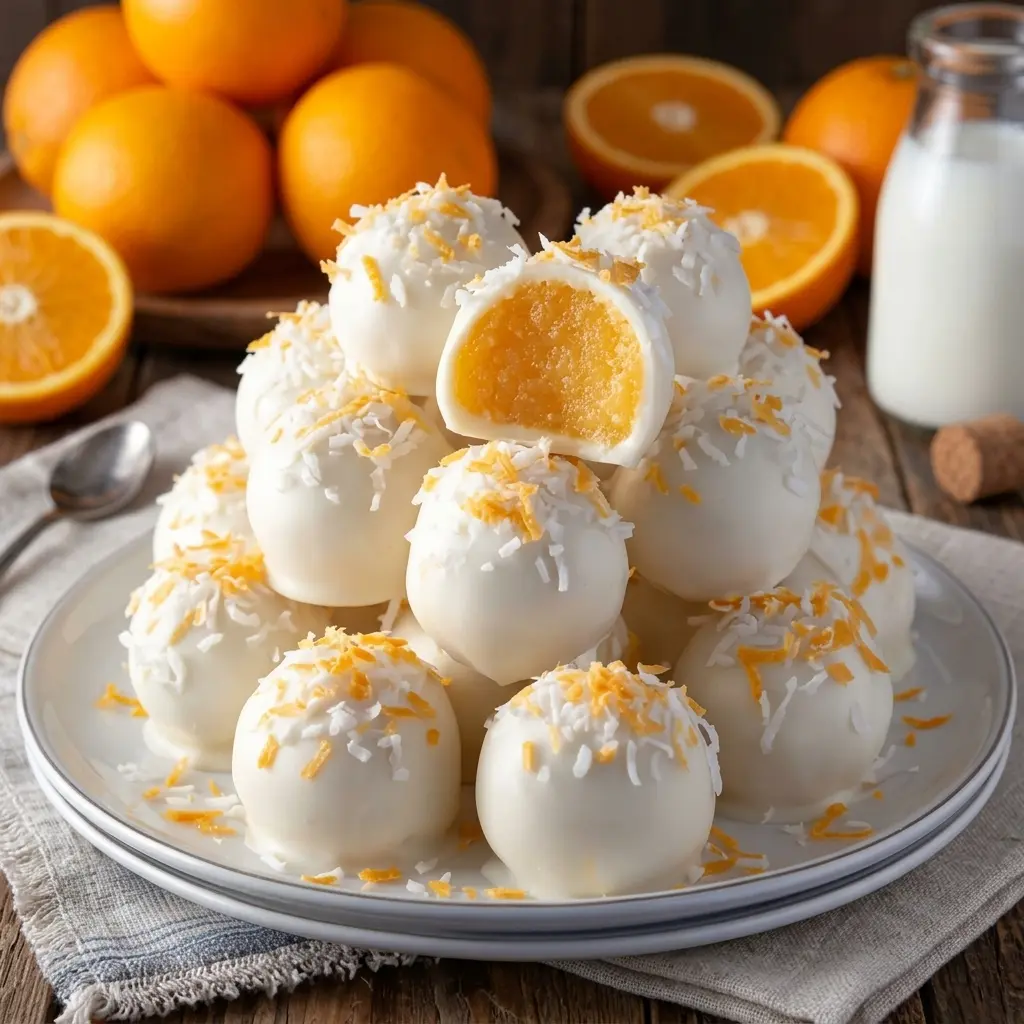 Orange Creamsicle Truffles recipe