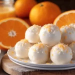 Orange creamsicle truffles recipe with white chocolate